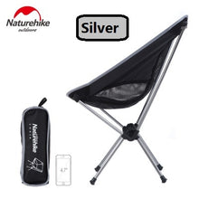 Load image into Gallery viewer, NatureHike New Upgrade Fishing Chair Portable Folding Moon Chair Camping Hiking Gardening Barbecue Chair Folding Stool