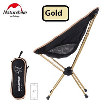 Load image into Gallery viewer, NatureHike New Upgrade Fishing Chair Portable Folding Moon Chair Camping Hiking Gardening Barbecue Chair Folding Stool