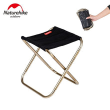 Load image into Gallery viewer, Naturehike Chair Stool Folding Chair Outdoor Aluminium Alloy Fishing Chair Portable Hiking outdoor backrest Ultralight Barbecue