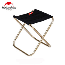 Load image into Gallery viewer, Naturehike Chair Stool Folding Chair Outdoor Aluminium Alloy Fishing Chair Portable Hiking outdoor backrest Ultralight Barbecue