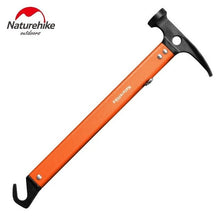 Load image into Gallery viewer, Naturehike Multi-function Aluminum Camping Hammer Aluminum Alloy Hook Wild Survival Equipment Lifesaving Hammer NH15A010-I