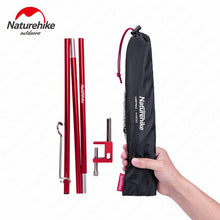 Load image into Gallery viewer, Naturehike Camping Equipment Small Light Pole Ultralight Portable Aluminum Alloy Folding Small Lamp Pole Travel Camping Pole