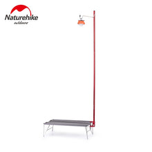 Load image into Gallery viewer, Naturehike Portable Folding Lamp Pole Ultralight Hiking Camping Aluminum Alloy Small Light Pole Travel Picnic 230g