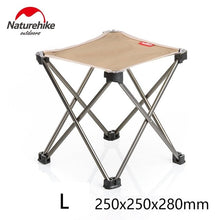Load image into Gallery viewer, Naturehike protable Stool Folding Barbecue Chair Ultralight folding Chairs Camping Hiking outdoor backrest folding chair