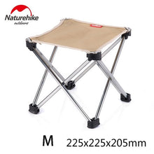Load image into Gallery viewer, Naturehike protable Stool Folding Barbecue Chair Ultralight folding Chairs Camping Hiking outdoor backrest folding chair