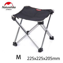 Load image into Gallery viewer, Naturehike protable Stool Folding Barbecue Chair Ultralight folding Chairs Camping Hiking outdoor backrest folding chair
